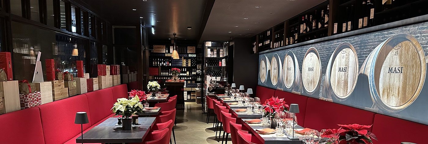 Dinner mit Weinbegleitung in der Masi Wine Bar Munich